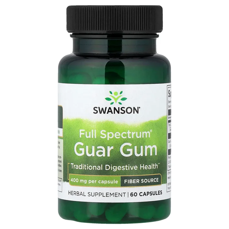 Full Spectrum® Guar Gum, 400 mg, 60 Capsules image 1