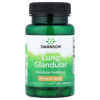 Lung Glandular, 250 mg, 60 Capsules