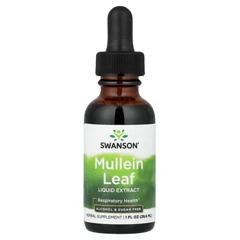 Mullein Leaf Liquid Extract, Alcohol & Sugar Free, 1 fl oz (29.6 ml)
