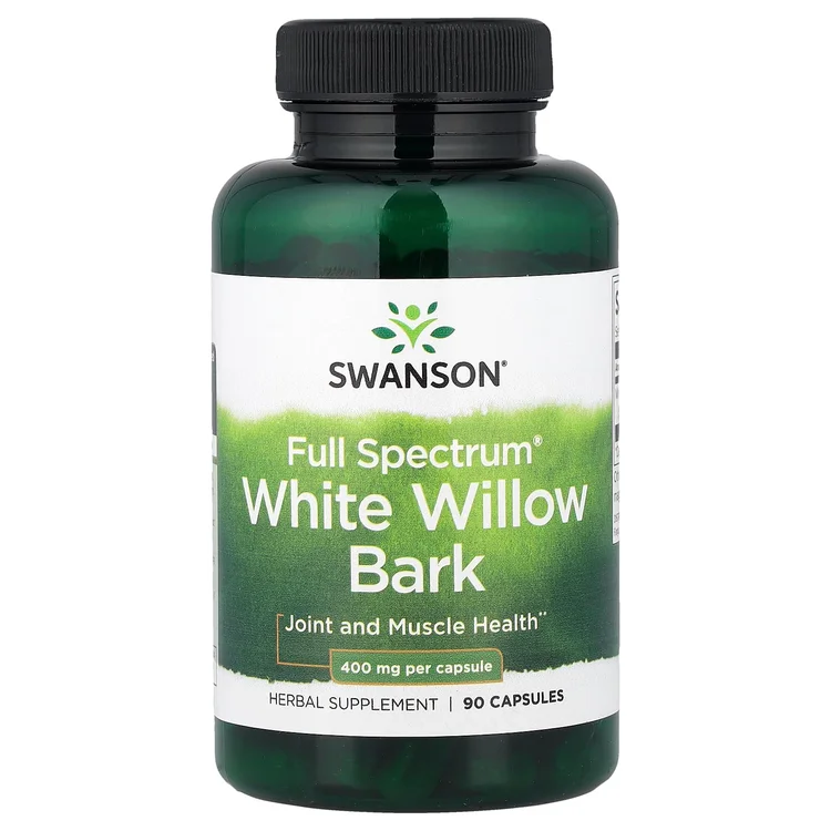 Full Spectrum® White Willow Bark, 400 mg, 90 Capsules image 1