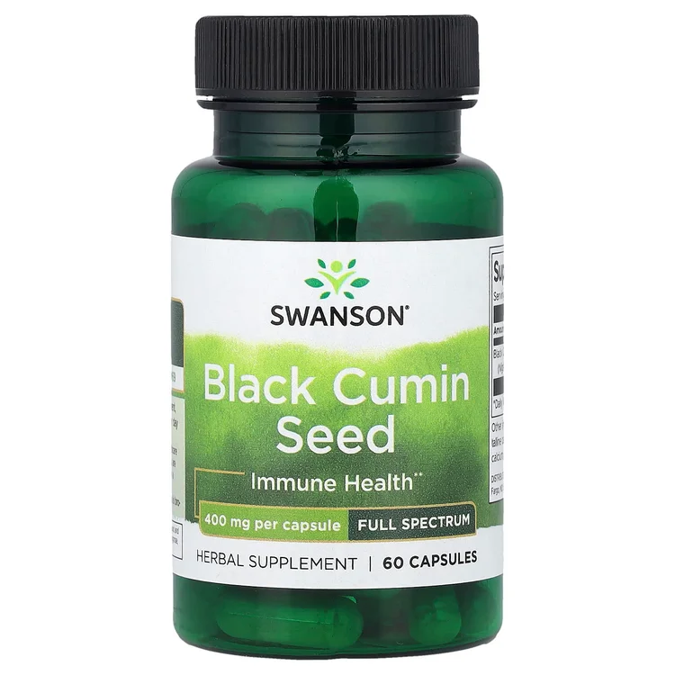 Black Cumin Seed, Full Spectrum, 400 mg, 60 Capsules image 1