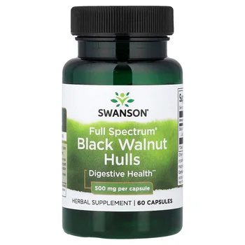 Full Spectrum® Black Walnut Hulls, 500 mg, 60 Capsules