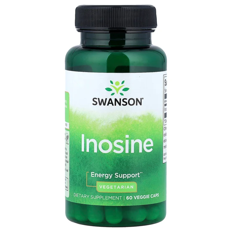 Inosine, 60 Veggie Caps (500 mg Per cap) image 1