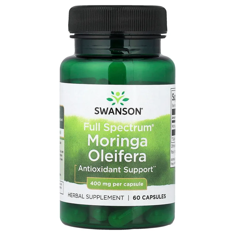 Full Spectrum® Moringa Oleifera, 400 mg, 60 Capsules image 1