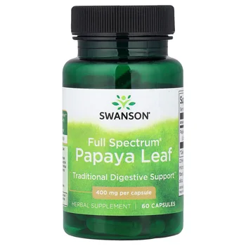 Full Spectrum® Papaya Leaf, 400 mg, 60 Capsules