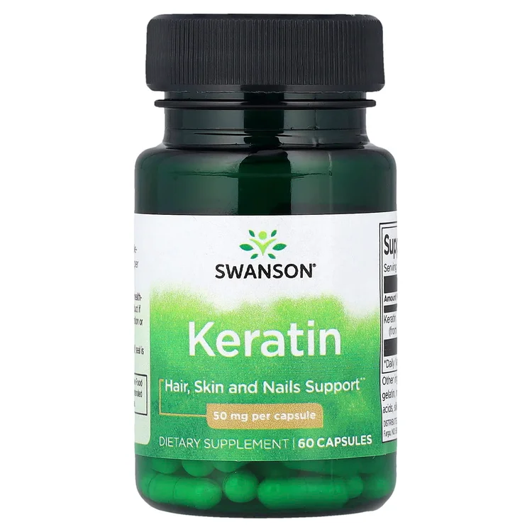 Keratin, 50 mg, 60 Capsules image 1