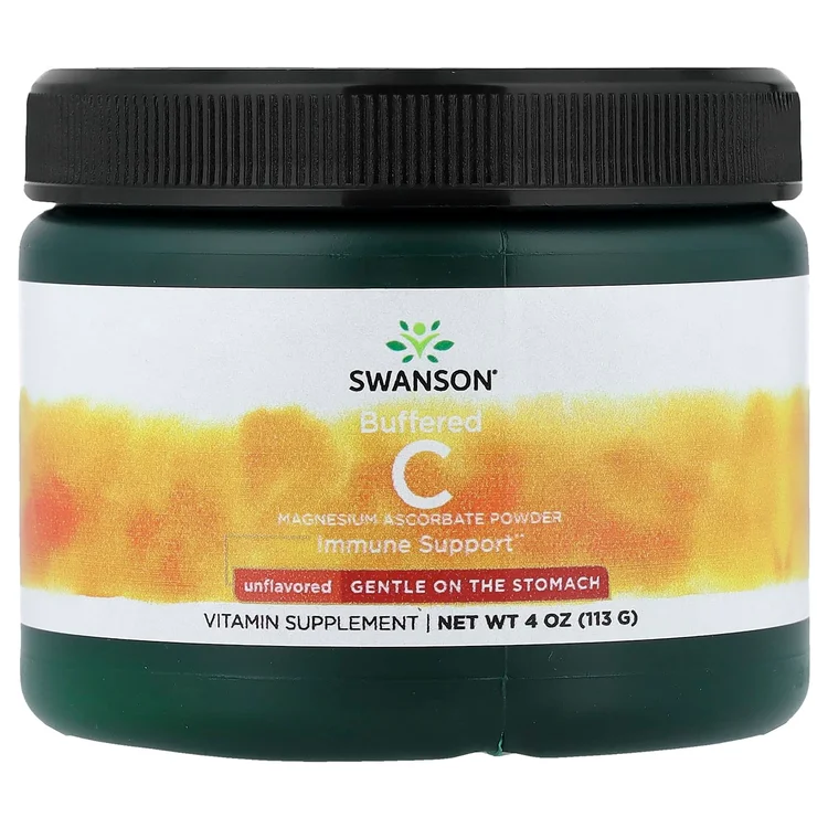 Buffered C Powder, Unflavored, 4 oz (113 g) image 1
