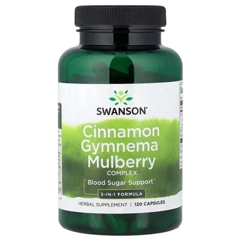 Cinnamon Gymnema Mulberry Complex, 120 Capsules