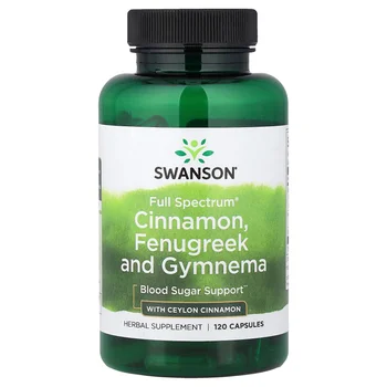 Full Spectrum® Cinnamon, Fenugreek, & Gymnema with Ceylon Cinnamon, 120 Capsules
