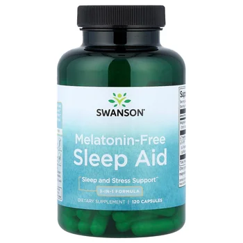 Melatonin-Free Sleep Aid, 120 Capsules