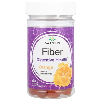 Fiber Gummies, Orange, 60 Gummies