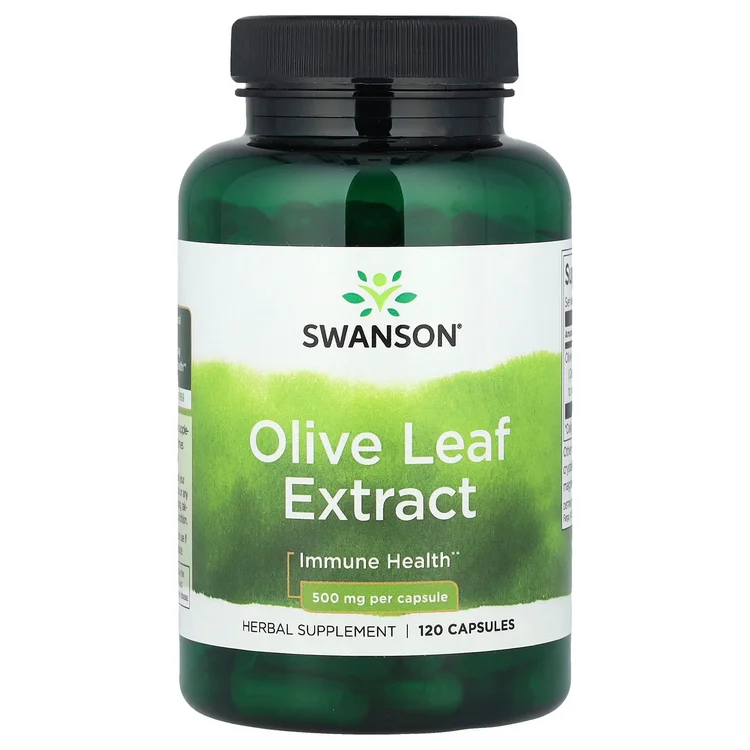 Olive Leaf Extract, 500 mg, 120 Capsules image 1