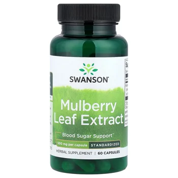 Mulberry Leaf Extract, 500 mg, 60 Capsules