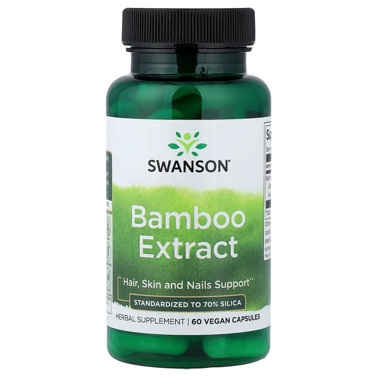 Bamboo Extract, 60 Vegan Capsules (300 mg per Capsule) image 1