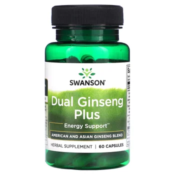 Dual Ginseng Plus, 60 Capsules
