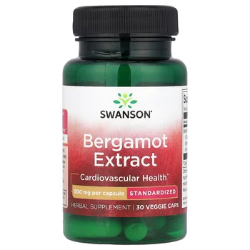 Bergamot Extract, 500 mg, 30 Veggie Caps