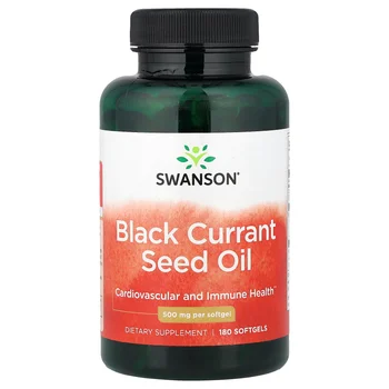 Black Currant Seed Oil, 500 mg, 180 Softgels