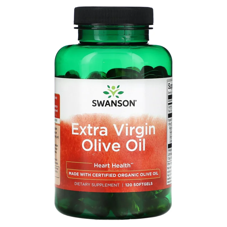 Extra Virgin Olive Oil, 120 Softgels image 1