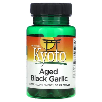 Kyoto, Aged Black Garlic, 30 Capsules (650 mg per Capsule)