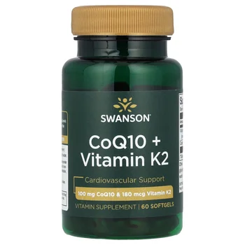 CoQ10 + Vitamin K2, 60 Softgels