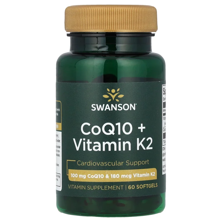 CoQ10 + Vitamin K2, 60 Softgels image 1