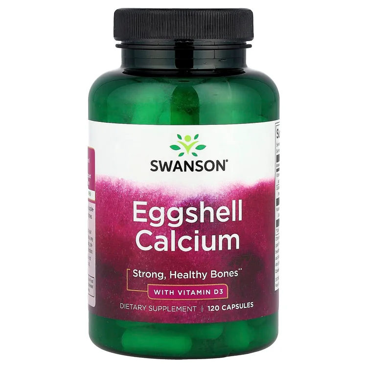 Eggshell Calcium With Vitamin D3, 120 Capsules image 1