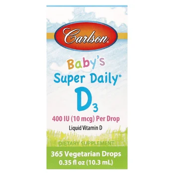 Baby's Super Daily® D3, 10 mcg (400 IU), 0.35 fl oz (10.3 ml)