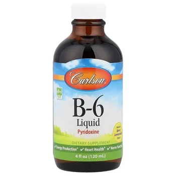 B-6 Liquid, Natural Berry Lemonade, 4 fl oz (120 ml)