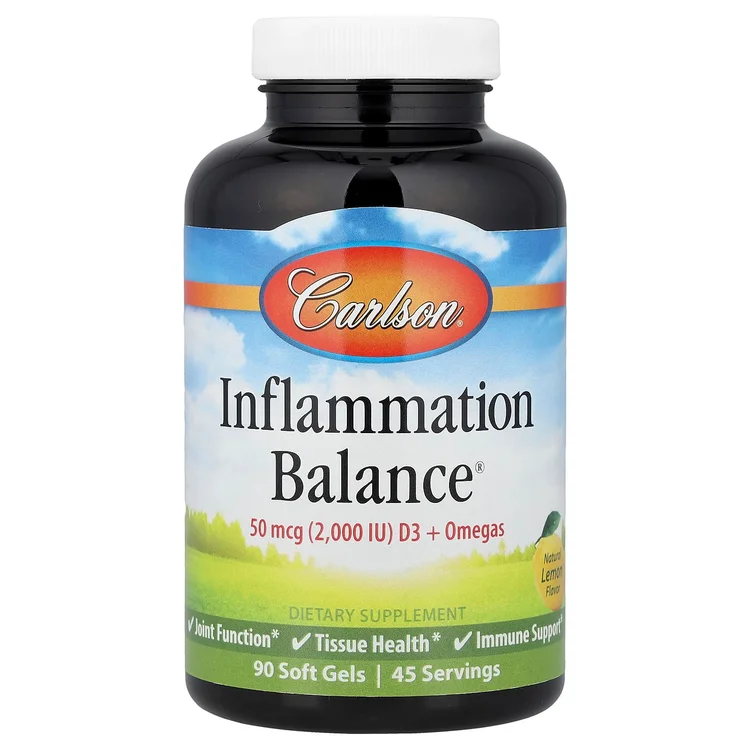 Inflammation Balance®, Natural Lemon, 90 Soft Gels image 1