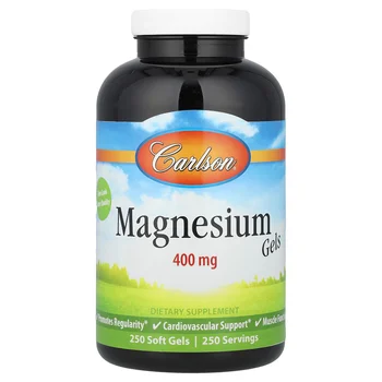 Magnesium Gels, 400 mg, 250 Soft Gels
