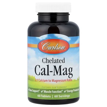 Chelated Cal-Mag, 60 Tablets