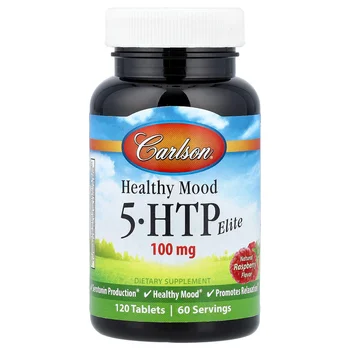 Healthy Mood, 5-HTP Elite, Natural Raspberry, 100 mg, 120 Tablets (50 mg per Tablet)