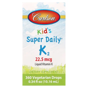 Kid's Super Daily® K2, 22.5 mcg, 0.34 fl oz (10.16 ml)