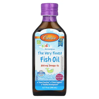 Kid's, Norwegian, The Very Finest Fish Oil, Natural Mixed Berry, 800 mg, 6.7 fl oz (200 ml)