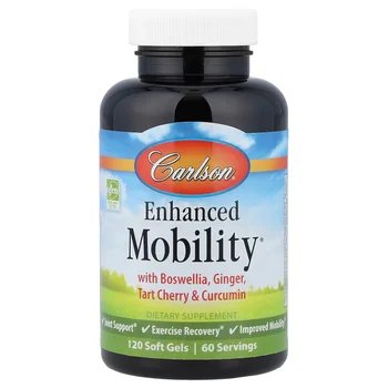Enhanced Mobility® With Boswellia, Ginger, Tart Cherry & Curcumin, 120 Soft Gels
