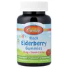 Kid's Black Elderberry Gummies + Vitamin C & Zinc, Natural Berry, 60 Vegetarian Gummies image 1