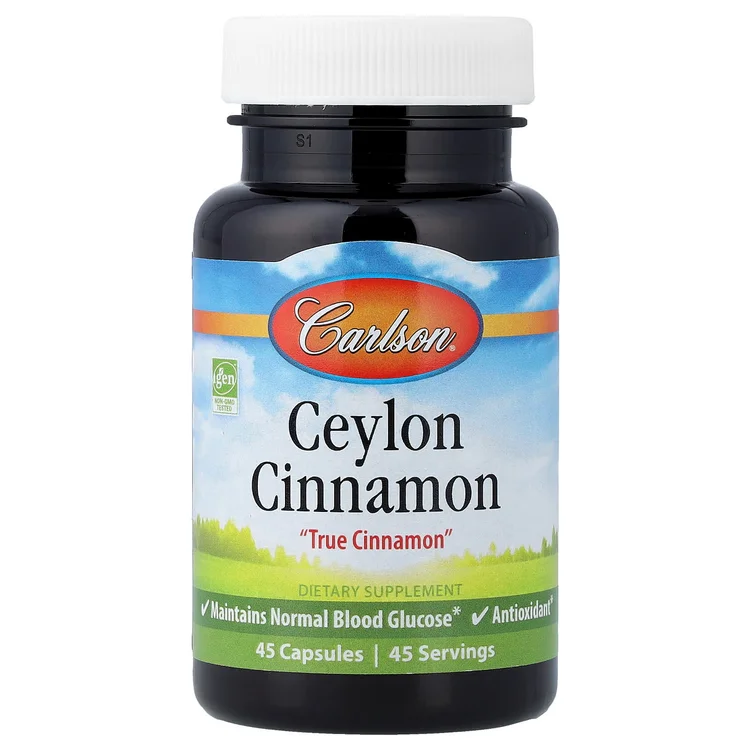 Ceylon Cinnamon, 45 Capsules (500 mg per Capsule) image 1