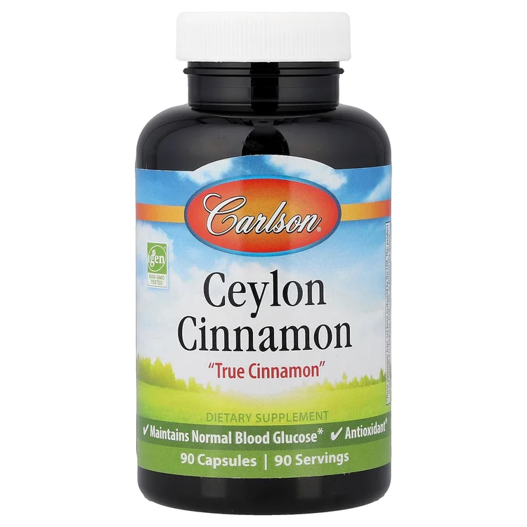 Ceylon Cinnamon, 90 Capsules (500 mg per Capsule) image 1