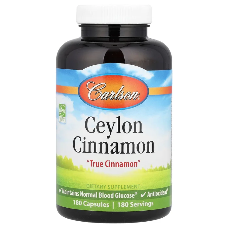 Ceylon Cinnamon, 180 Capsules (500 mg per Capsule) image 1
