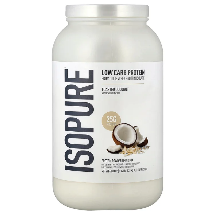 Low Carb Protein Powder, Toasted Coconut, 3.06 lb (1.38 kg) image 1