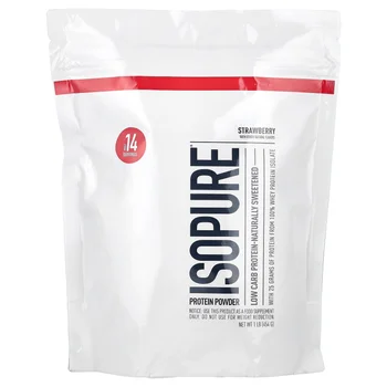 Low Carb Protein Powder, Strawberry, 1 lb (454 g)