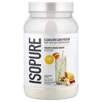 Clear Low Carb Protein Powder,  Pineapple Orange Banana, 1.98 lb (900 g)