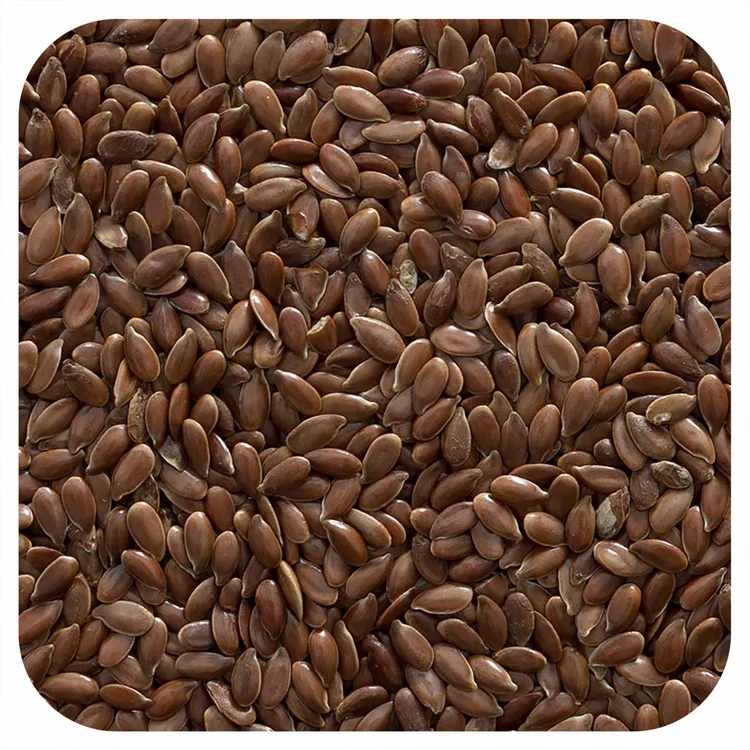 Organic Whole Flax Seed, 16 oz (453 g) image 1