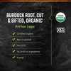 Organic Cut & Sifted Burdock Root, 16 oz (453 g) image 3