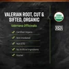 Organic Cut & Sifted Valerian Root, 16 oz (453 g) image 3