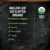 Organic Mullein Leaf, Cut & Sifted, 16 oz (453 g) image 3