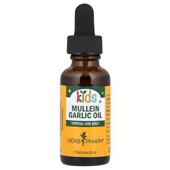 Kids, Mullein Garlic Oil, 1 fl oz (30 ml)