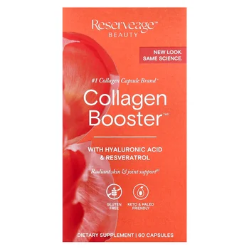 Collagen Booster™ with Hyaluronic Acid & Resveratrol, 60 Capsules