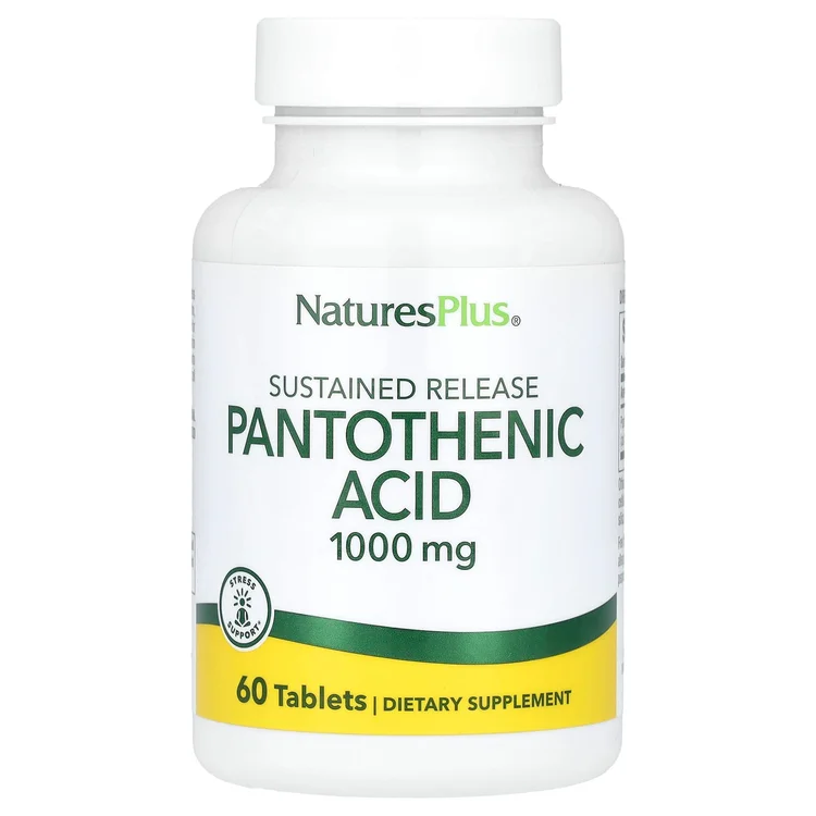 Pantothenic Acid, 1,000 mg, 60 Tablets image 1