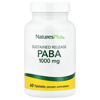PABA, Sustained Release, 1,000 mg, 60 Tablets